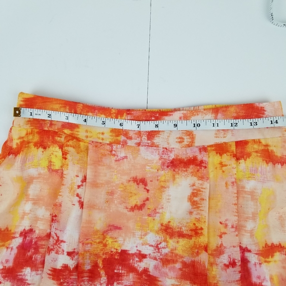 Cato tropical lined maxi skirt elastic back size S - Picture 6 of 7